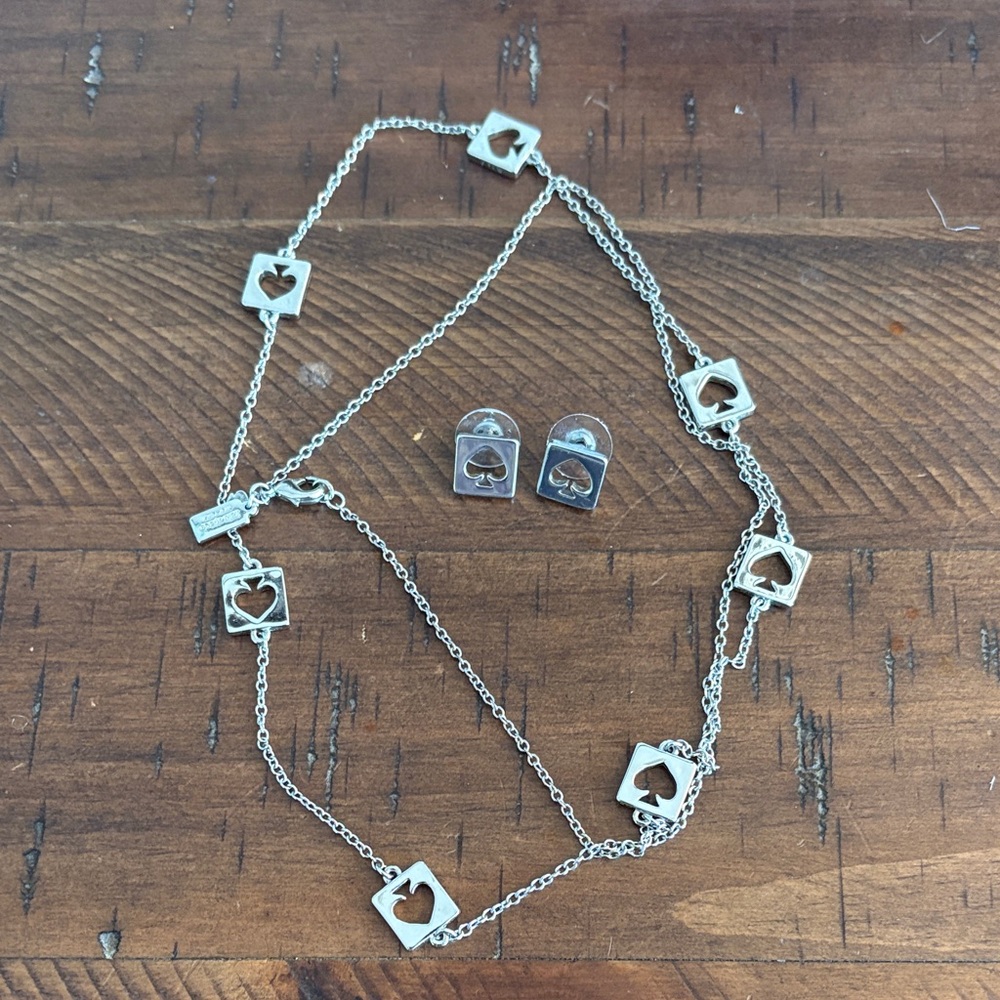 Authentic Kate Spade Earring and Necklace Set